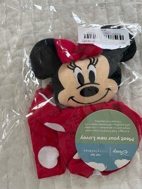 NIB Little Sleepies Disney Minnie Mouse Polka Dot Lovey